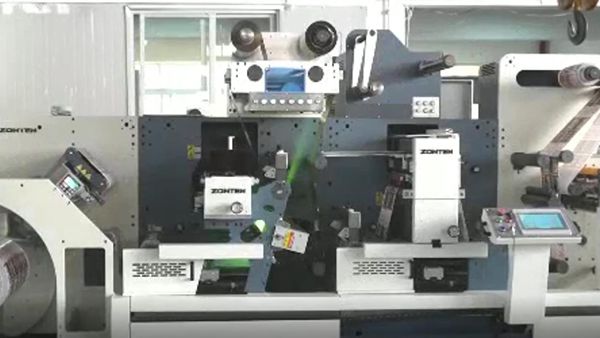 Máquina troqueladora semi rotativa, ZMQ-370